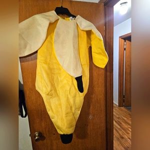 Yellow and White Banana Costume
